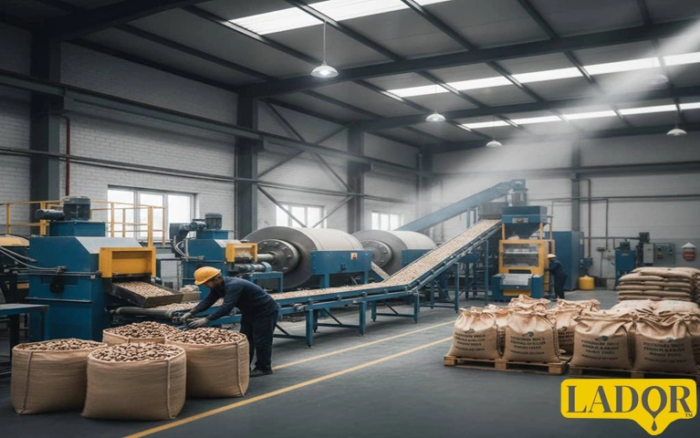 عکس مربوط به مراحل تولید و فرآوری گرانول