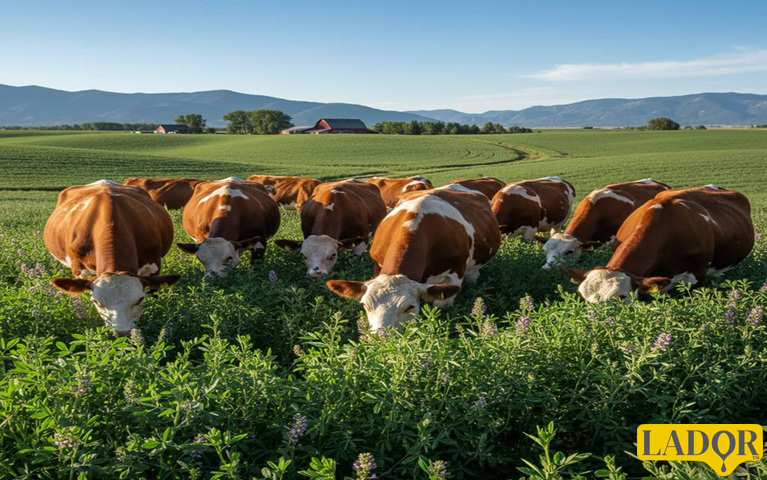 عکس مربوط به مقاله یونجه دامی و روش مصرف یونجه برای دام